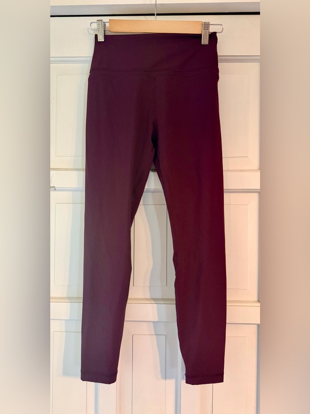 CRZ YOGA High-Waist Leggings in Deep Burgundy